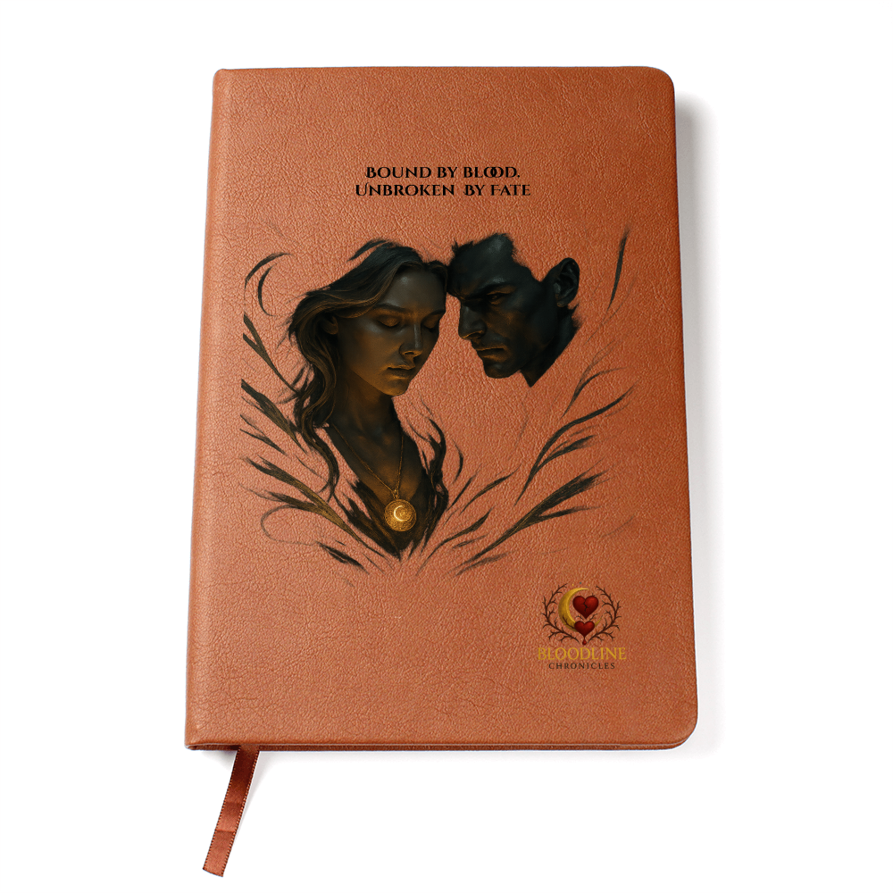 The Bloodline Chronicles Leather Journal - "Unbroken By Fate." Edition