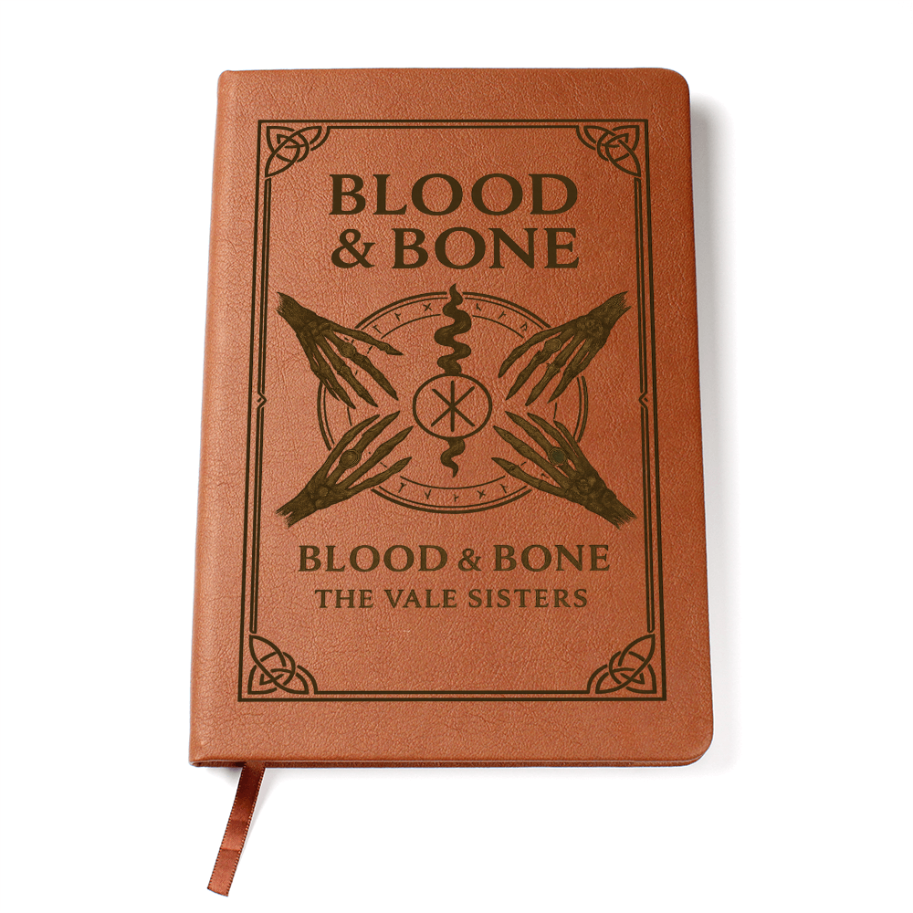 Blood & Bone Leather Journal – The Witches of Veilmoor Collection
