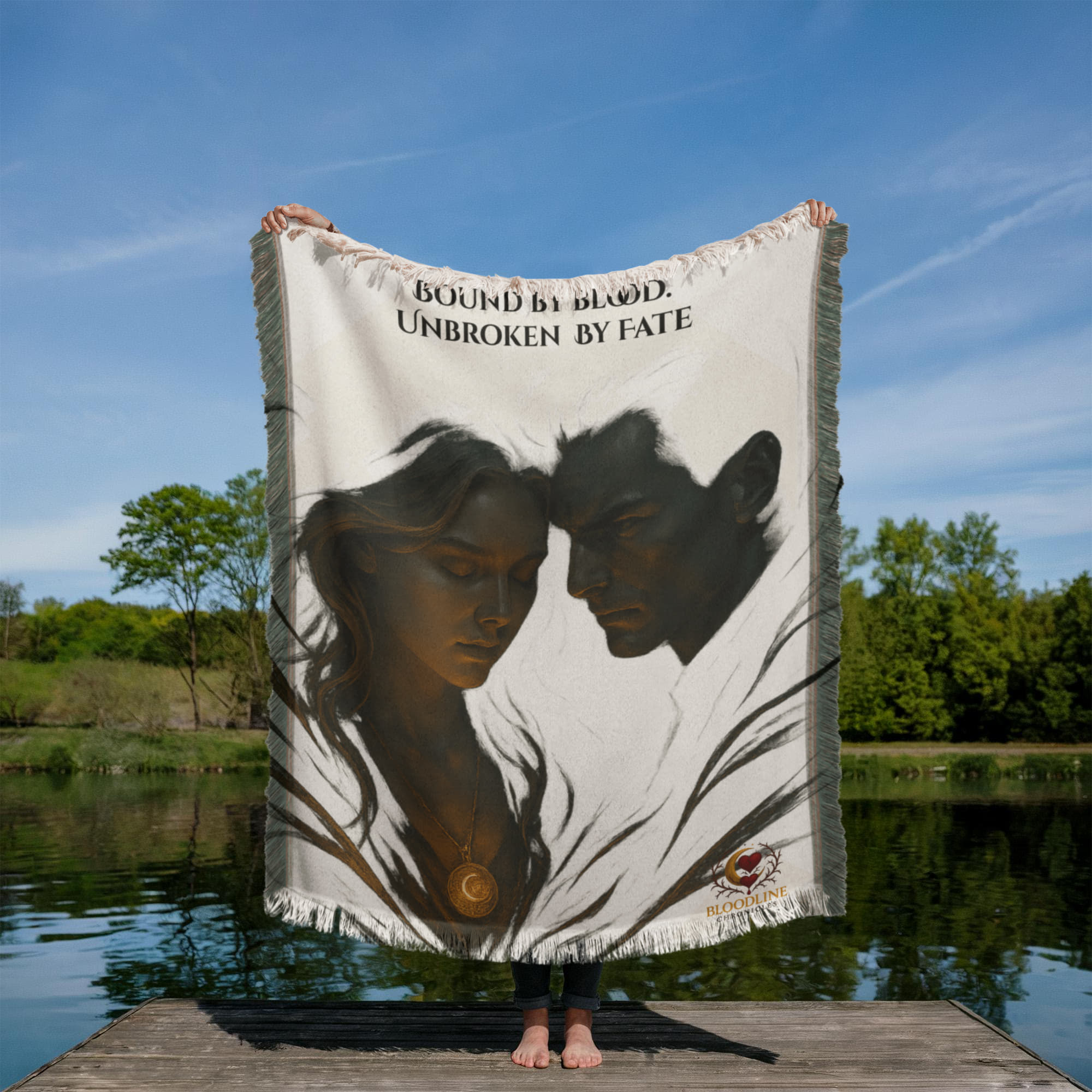 The Bloodline Chronicles Woven Blanket - Unbroken by Fate Edition